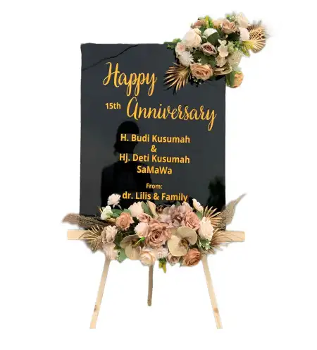 Papan Bunga Akrilik Tumbal